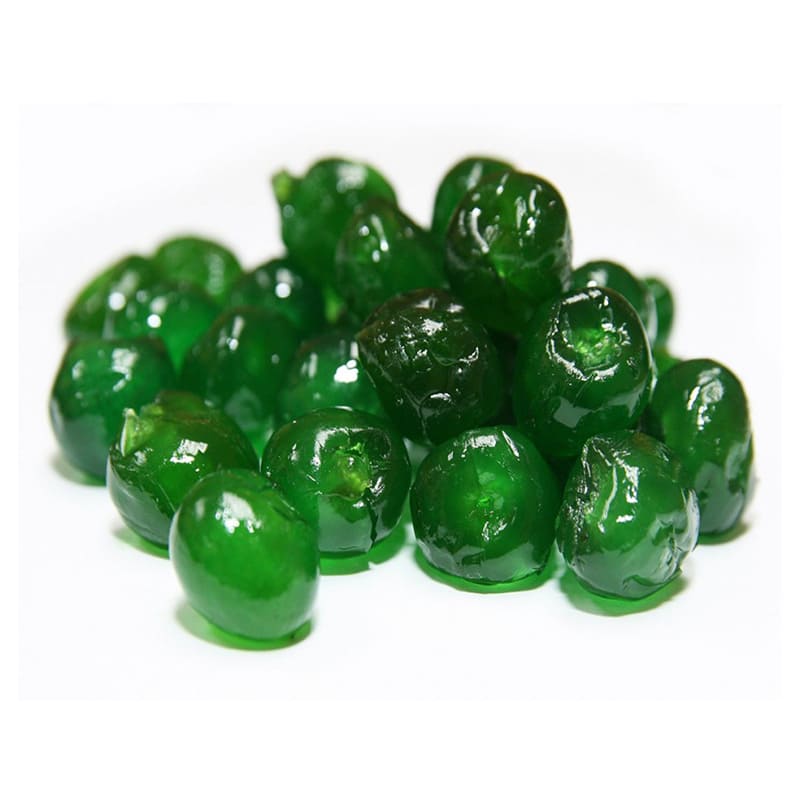 Green Glace Cherries